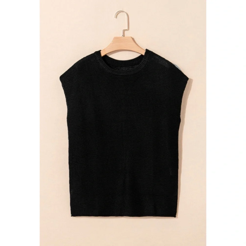 Side Slit Sweater Tee - Picture 3 of 3
